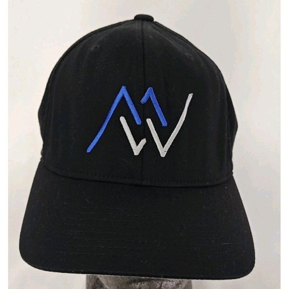 Mountain West Flexfit L/XL Blue Hat Men's‎ Cap Yupoong MW Embroidered
